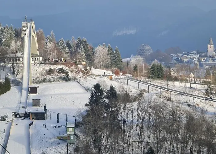 Pistenblume - Skipiste, Stadtzentrum Apartament Winterberg